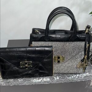 Diane Von Furstenberg Secret Agent Set with interchangeable clutch